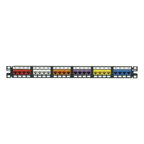 Panduit Patchpanel 24 Port Modular Flush Mount CPP24FMWBLY Panduit Patchpanel 24 Port Modular Flush Mount CPP24FMWBLY