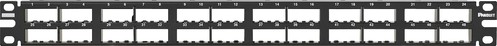 Panduit Patchpanel 48 Port Modular HD schwarz CPP48HDEWBL