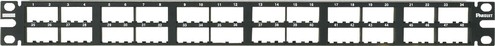 Panduit Patchpanel 48 Port Modular HD schwarz CPP48HDWBLY