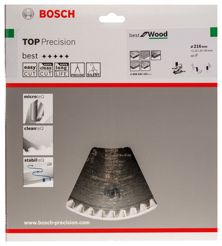 Bosch Power Tools Kreissägeblatt Top Precision Best for 2608642101 Bosch Power Tools Kreissägeblatt Top Precision Best for 2608642101