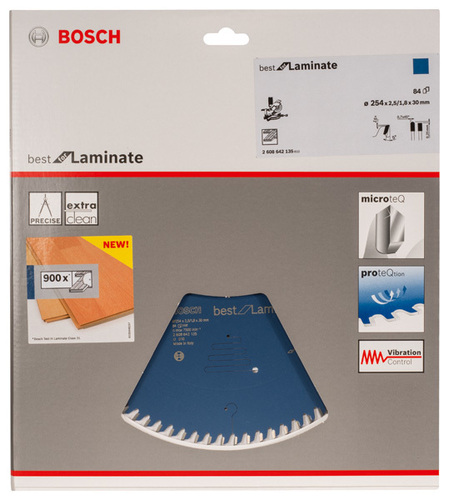 Bosch Power Tools Kreissägeblatt Best for Laminate 254 x 30 2608642135 Bosch Power Tools Kreissägeblatt Best for Laminate 254 x 30 2608642135