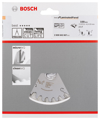 Bosch Power Tools Vorritzblatt konisch, Best for Laminated Panel 2608642607
