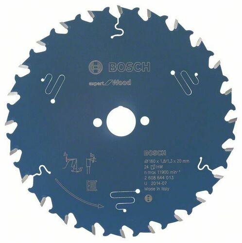 Bosch Power Tools Kreissägeblatt Expert for Wood H 160 x 20 Z24 2608644013
