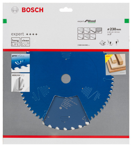 Bosch Power Tools Kreissägeblatt Expert for Wood H 230 x 30 Z36 2608644062 Bosch Power Tools Kreissägeblatt Expert for Wood H 230 x 30 Z36 2608644062
