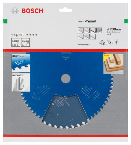 Bosch Power Tools Kreissägeblatt Expert for Wood H 230 x 30 Z48 2608644063 Bosch Power Tools Kreissägeblatt Expert for Wood H 230 x 30 Z48 2608644063