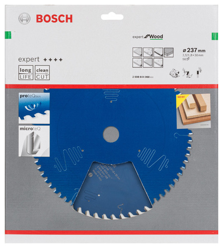 Bosch Power Tools Kreissägeblatt Expert for Wood H 237 x 30 Z56 2608644068