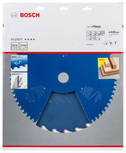 Bosch Power Tools Kreissägeblatt Expert for Wood H 410 x 30 Z28 2608644076