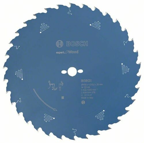 Bosch Power Tools Kreissägeblatt Wood 450x30x4,5mm,34 2608644078