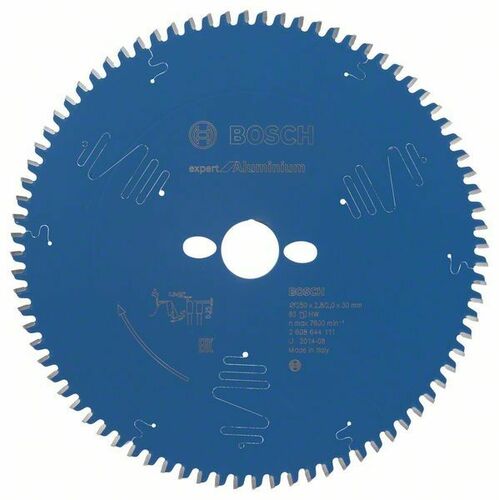 Bosch Power Tools Kreissägeblatt Alu 250x30x2,8mm,80 2608644111