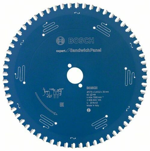 Bosch Power Tools Kreissägeblatt Sandw 270x30x2,4mm,60 2608644145