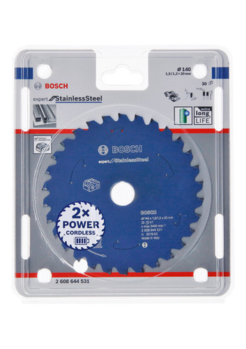 Bosch Power Tools Kreissägeblatt für Akkusägen Expert for 2608644531