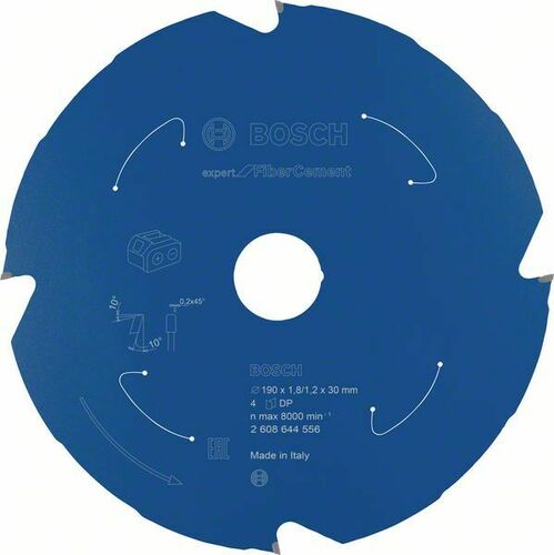 Bosch Power Tools Kreissägebl.ExpFibre 190 x 30 4 Z 2608644556