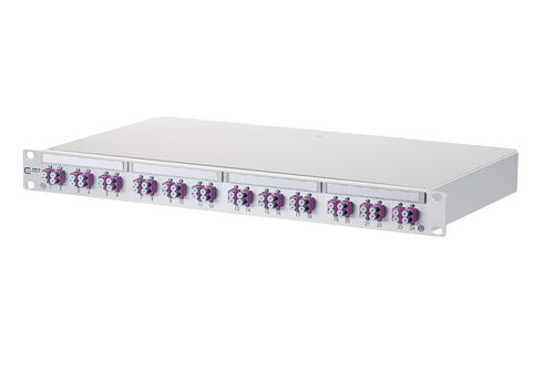 Metz Connect LWL-Patchfeld OpDAT PF 24xLC-D OM4 bestückt 1502077524-E