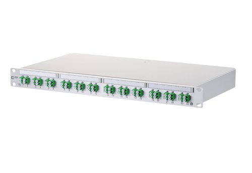 Metz Connect LWL-Patchfeld OpDAT PF 24xLC-D APC OS2 best 1502097624-E
