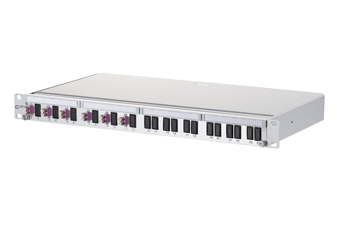 Metz Connect LWL-Patchfeld OpDAT PA 12xLC-D OM4 bestückt 1502277512-E
