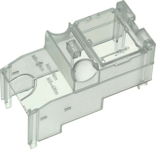 Hager Anschlussraumabdeckung kurz NH00 60mm SaS LVZ00AK Hager Anschlussraumabdeckung kurz NH00 60mm SaS LVZ00AK