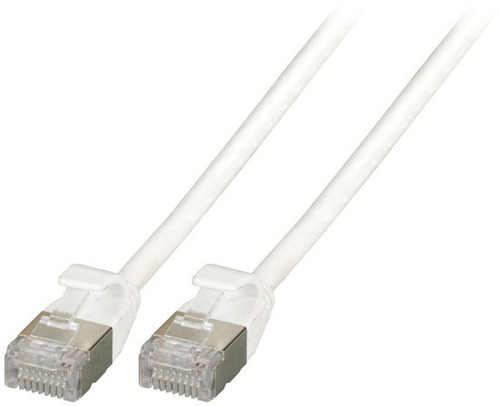 EFB-Elektronik Flachkabel U/FTP Cat.6A RJ45 weiss 0,25m K5545WS.0,25