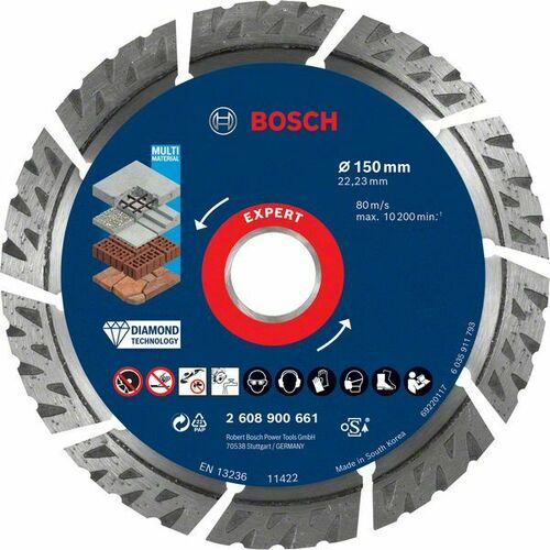 Bosch Power Tools Dia-Trenns.Multi Mat 150x22,23x2,4x12mm 2608900661