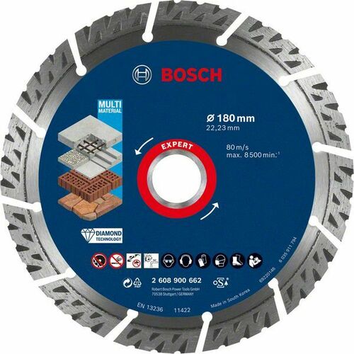 Bosch Power Tools Dia-Trenns.Multi Mat 180x22,23x2,4x12mm 2608900662