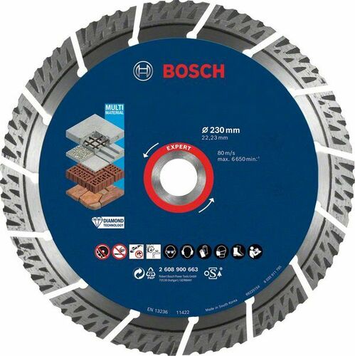 Bosch Power Tools Dia-Trenns.Multi Mat 230x22,23x2,4x15mm 2608900663