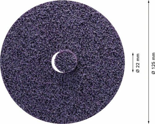 Bosch Power Tools Vliesscheibe N477 125x22mm,extra grob 2608901268