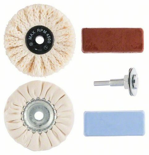 Bosch Power Tools Polier-Set 5-tlg 2609256556