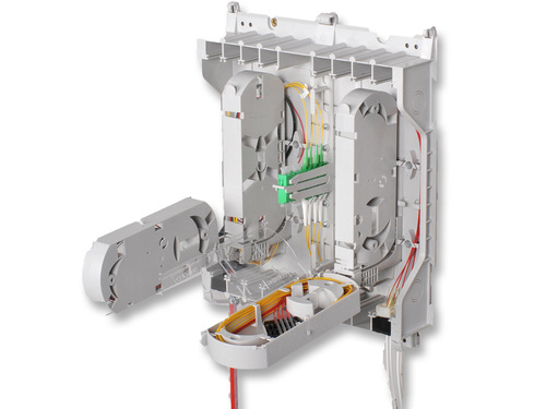 Corning BAT(M)Box leer grau mit EMKA-Schloss BAT-MGE-ST001