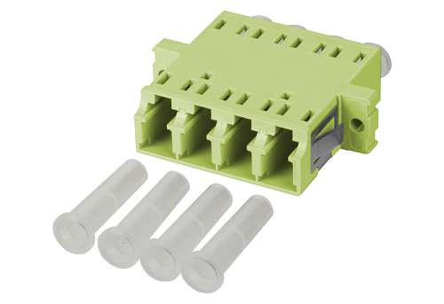 Metz Connect Kupplung LC-Q OM5 lindgrün 1509007L-I Metz Connect Kupplung LC-Q OM5 lindgrün 1509007L-I