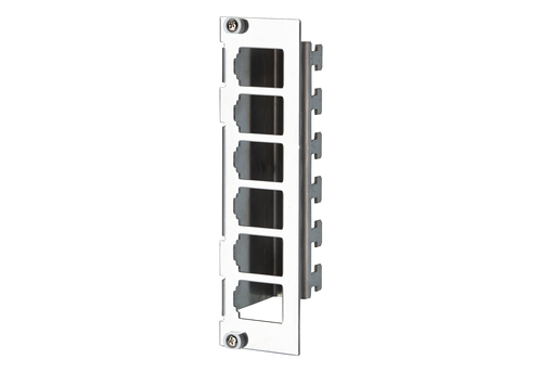 Metz Connect Modulträger 6 Port 3HE 7TE edelstahl unbest. 130B10E2E-E
