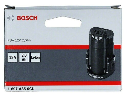 Bosch Power Tools Akkupack PBA 12 V 2,0 Ah 1607A350CU