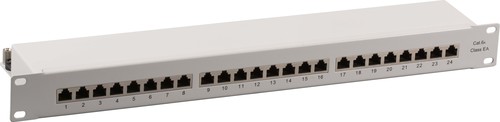 EFB-Elektronik Patchpanel 24xRJ45 1HE Cat.6A,RAL7035 grau 37666.1M EFB-Elektronik Patchpanel 24xRJ45 1HE Cat.6A,RAL7035 grau 37666.1M