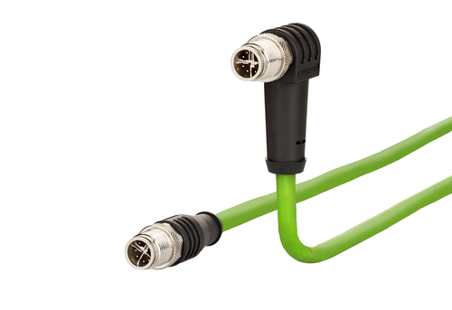 Metz Connect Verbindungsleitung M12 2m 8pol. X-kodiert 142M2X1B020