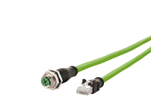 Metz Connect Verbindungsleitung M12 30m 8pol. X-kodiert 142M2X25300