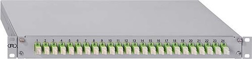 Rutenbeck Spleissbox gr GradeB 24xLC-D OS2 APC grün 228030424