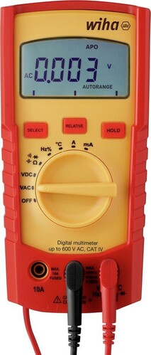 Wiha Digitales Multimeter bis 600 V AC, CAT SB25541