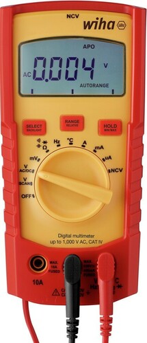 Wiha Digitales Multimeter bis 1.000 V AC, CAT SB25542