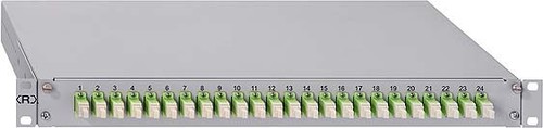 Rutenbeck Spleissbox gr GradeB 24xSC-D OS2 APC grün 228030924