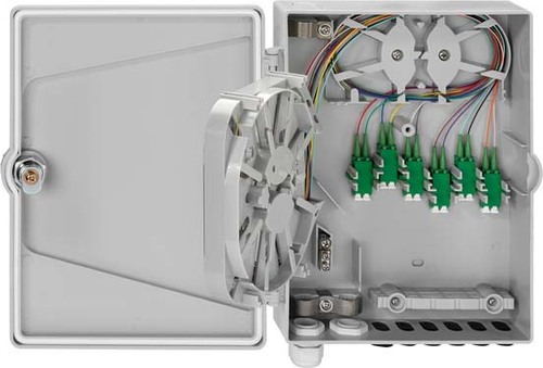 Rutenbeck APL-Hausanschlussbox AP, abschließbar APL 6xLC-D OS2 APC Rutenbeck APL-Hausanschlussbox AP, abschließbar APL 6xLC-D OS2 APC