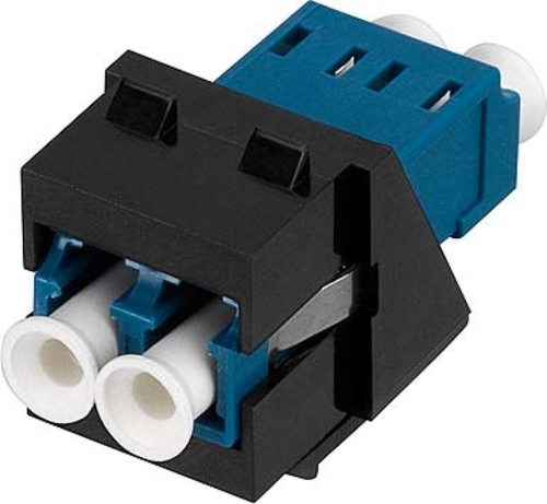Rutenbeck LC-D Keystone Modul SM, OS2 blau, schwarz KMK-LC-D OS2 blau sw Rutenbeck LC-D Keystone Modul SM, OS2 blau, schwarz KMK-LC-D OS2 blau sw
