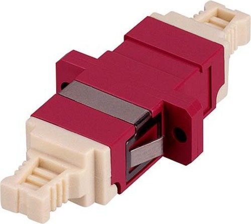 Rutenbeck LC-D Kupplung OM4, erika LC-D OM4 vio Rutenbeck LC-D Kupplung OM4, erika LC-D OM4 vio