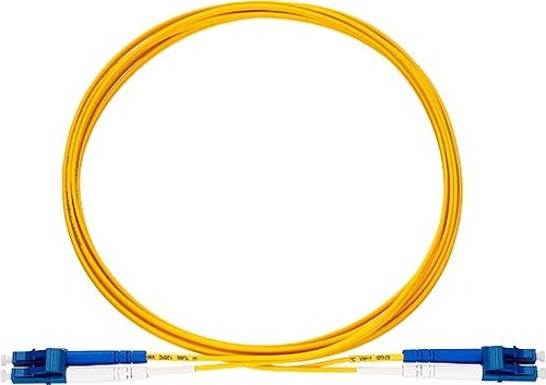 Rutenbeck Patchkabel OS2, gelb, 5m LC-D/LC-D OS2 ge 5m