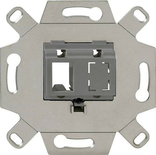 Rutenbeck Montageadapter 2-fach, grau SC/LC-D-MA Up gr