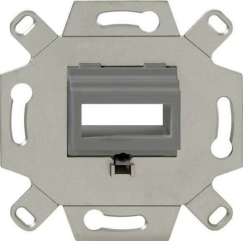 Rutenbeck Montageadapter 2-fach, grau SC-D/LC-Q-MA Up gr