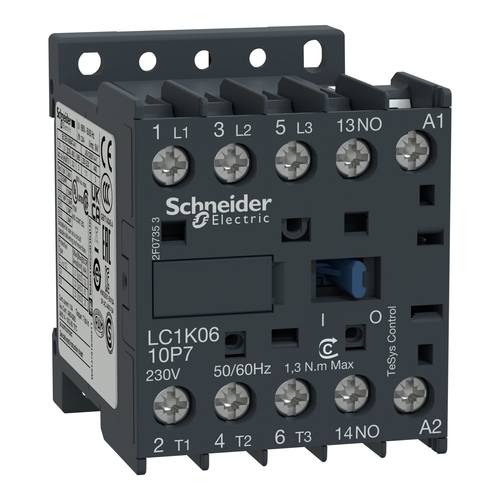 Schneider Electric Leistungsschütz 3-polig, 1S LC1K1210G7 Schneider Electric Leistungsschütz 3-polig, 1S LC1K1210G7