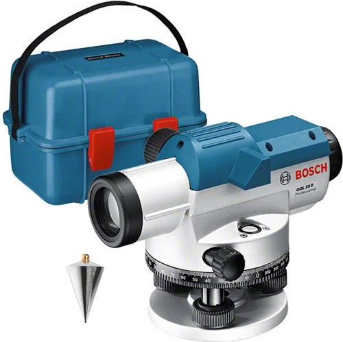 Bosch Power Tools Optisches Nivelliergerät GOL 26 D Baustativ 0601068002
