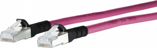 Metz Connect Patchkabel S/FTP Cat.6A LSHF 1,5m vio/sw 1308451509-E