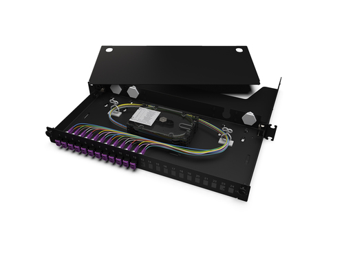 Corning LANSCAPE Spleißbox LAN1 12xLCD OM3/4 PGTL schwarz LAN1-24AV-PGTL-B Corning LANSCAPE Spleißbox LAN1 12xLCD OM3/4 PGTL schwarz LAN1-24AV-PGTL-B