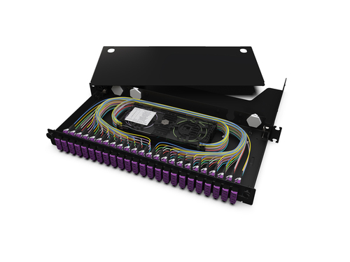 Corning LWL-Gehäuse ausziehbar vorbestückt LAN1-96AV-HDCR-B