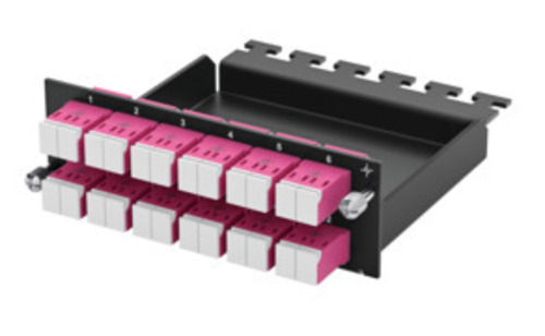 Telegärtner HD3-ES Patch-Modul 1 HE 12xLC-D OM5 100022373