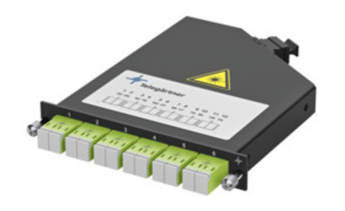 Telegärtner HD3-ES FanOut-Modul 0,5HE 6xLC-D OM4 100022383